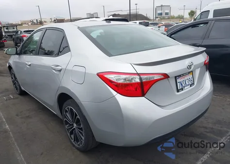 2016 Toyota Corolla S Plus from USA, damaged, VIN 5YFBURHE1GP403244